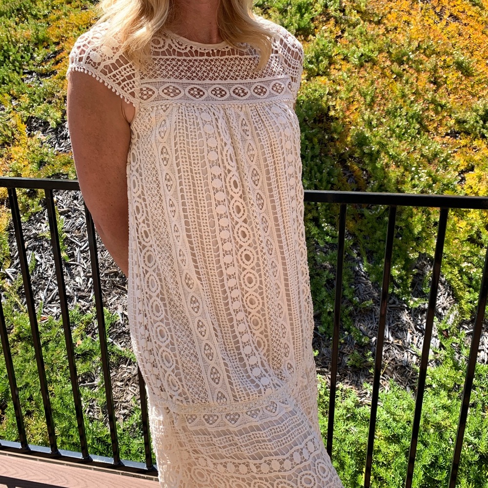 cream lace MAEVE dress